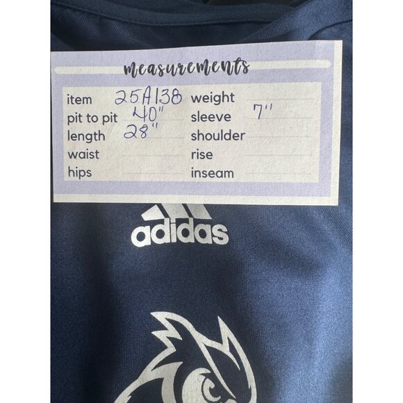 Adidas Large Womens Navy Rice University Creator Tee - Picture 7 of 12